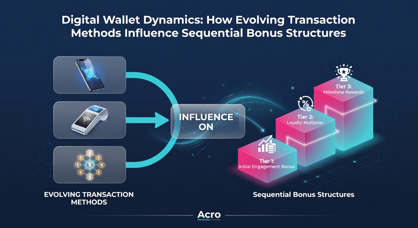 Sequential bonus progression chart illustrating wallet transaction points triggering sports to casino reward escalations