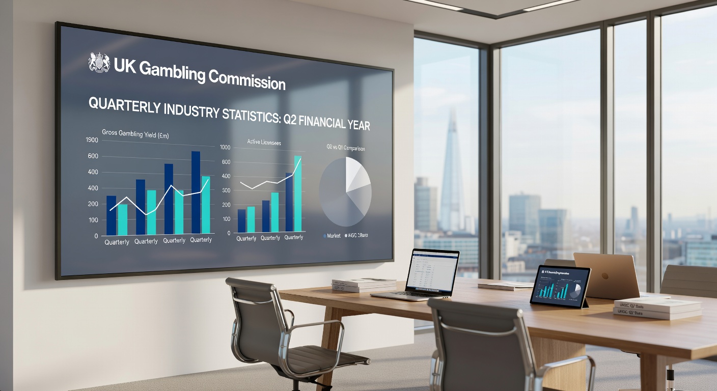 Line graph detailing remote versus non-remote GGY breakdowns, emphasizing £2.0 billion in remote casino, betting, and bingo contributions